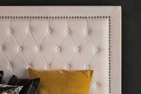 Nemecko -  Manželská posteľ Chesterfield EXTRAVAGANCIA 180x200 cm biela