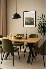 Jedálenský stôl v dekore duba 90x160 cm Kora – Bonami Essentials