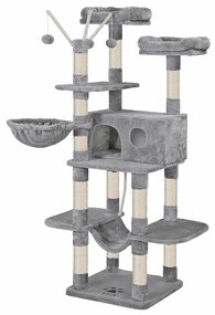 Mačacie škrabadlo LOREIN sivé/biele