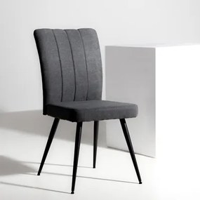 Čalúnená stolička sivá SVENTO