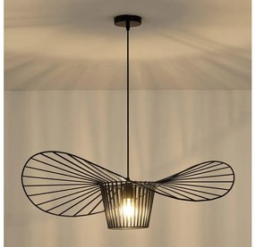 Eurolamp Luster na lanku OGGI 1xE27/40W/230V čierna EU0347