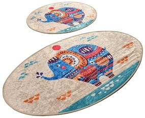 Kúpeľňové predložky v súprave 2 ks 60x100 cm Etnic – Foutastic