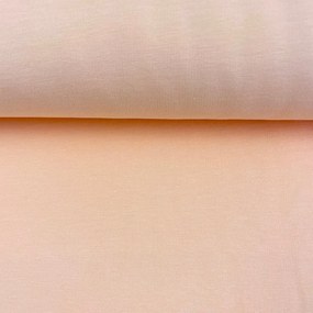 Teplákovina s lycrou Gold - Oranžová Peach Fuzz