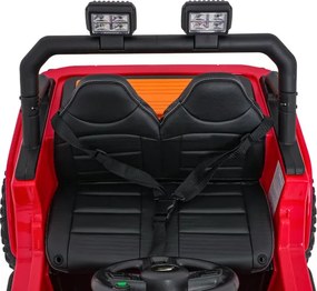 Elektrické autíčko Jeep Monster červené