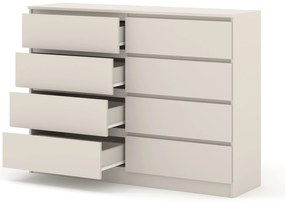 Komoda Maya S8 (kašmír). Akcia -20%. Vlastná spoľahlivá doprava až k Vám domov. 1124948