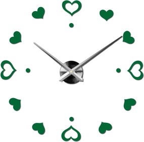 SENTOP | Nástenné hodiny ako obraz moderné hodiny vyrobené z plastu 12S046-S-Wall clock HEU- analógové