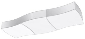 Sollux SL.1055 - Stropné svietidlo SQUARE 6xE27/60W/230V biela