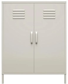 Svetlosivá kovová skrinka 79x100 cm Bradford – Støraa