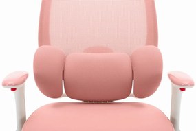 Ergonomické ružové detské kreslo HC-999 - látkové