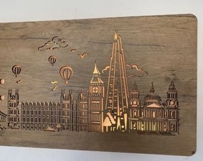 Podsvietený obraz Londyn