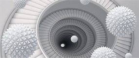 Obraz 3D abstrakcie (120x50 cm)