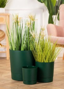 Květináč s podmiskou AZALEA 22,5 cm zelený