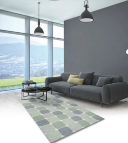 Oriental Weavers, Kusový koberec Portland 172/RT4G, 80x140, zelená, chodba / predsieň