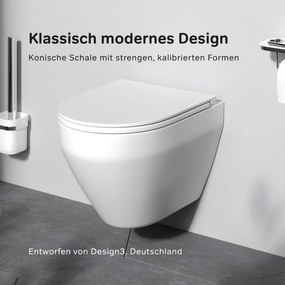 Toaletný set s inštaláciou AM.PM IIS90151.SB1700 bezokrajové, so sedadlom microlift, chróm mechanické tlačidlo na splachovanie