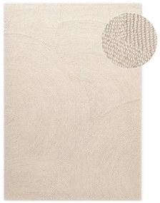 Ručne tkaný vlnený koberec vo svetlo prírodnej farbe 120x180 cm Eleni Natural White – Hanse Home