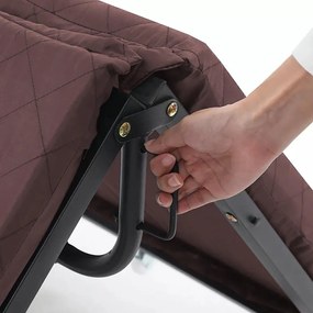 Posteľ pre hostí, rôzne typy, hnedý