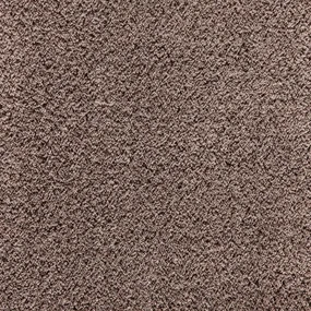 Metrážny koberec CASHMERE VELVET hnedý