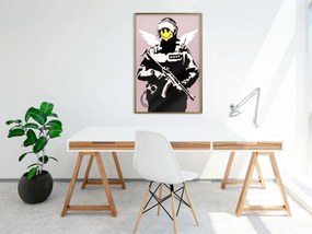 Artgeist Plagát - Policeman [Poster] Veľkosť: 30x45, Verzia: Čierny rám