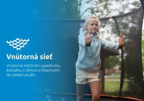 Marimex | Trampolína Marimex Premium 366 cm + vnútorná ochranná sieť + schodíky ZADARMO | 19000112