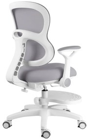 Detská rastúca stolička Neoseat JUNI 006 — látka, sivá