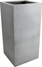 Kvetináč BLOCK, sklolaminát, výška 80 cm, betón design