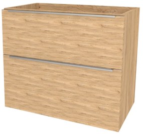 Mereo Mailo, kúpeľňová skrinka 61 cm, chróm madlo, Multidecor, Jaseň horský, MER-CN590SJASH