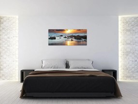 Obraz - More zaliate slnkom (120x50 cm)