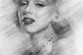 Obraz - Portrén Merilyn Monroe (90x60 cm)