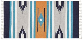 Bavlnený kelímový koberec 80 x 150 cm viacfarebný NORATUS Beliani