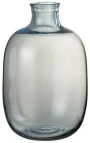 Modrá sklenená váza / svietnik Light Blue - 23,5 * 23,5 * 36 cm