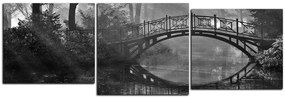 Obraz na plátne - Starý most - panoráma 5139QE (150x50 cm)