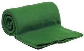 Fleecová deka tmavozelená 160 x 200 cm