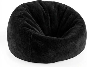 Sablio Sedací vak Cocoon SOFTY - Midnight Black - 75 x 45 x 35 cm