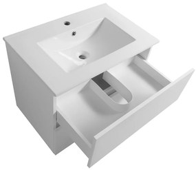 Aqualine Aqualine, PANEDA umývadlová skrinka 69,5x55x45,2cm, biela, PN270