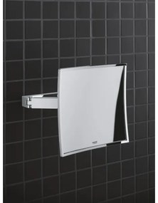 GROHE 40808000 - Kozmetické zrkadlo SELECTION CUBE 22,3 × 22,3 cm lesklý chróm