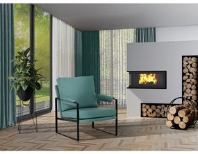 Autronic BONTEC Kreslo, modrá, ekokoža, AK-282 BLUE Farba: Modrá