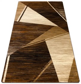 Koberec ROYAL HE397 geometrický, hnedý / béžový