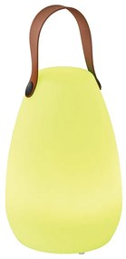 Bielo-hnedá LED stolová lampa (výška 20 cm) Ruby – Fischer &amp; Honsel