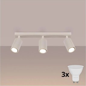 Brilagi - LED bodové svietidlo CRESTO 3xGU10/10W/230V krémové