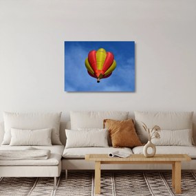Sklenený obraz lietajúceho balóna (70x50 cm)