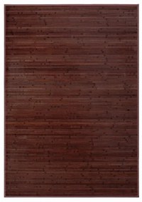 Tmavohnedý bambusový koberec 140x200 cm – Casa Selección