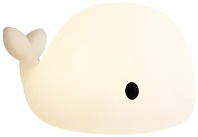 Stolná lampa biela 30 cm vrátane stmievateľnej LED IP54 nabíjateľná - Baby Whale
