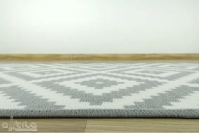 Protišmykový behúň Romby 19 - sivý - Výpredaj