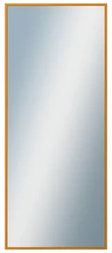 DANTIK - Zrkadlo v rámu, rozmer s rámom 50x120 cm z lišty Hliník oranžová (7269217)