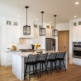 Toolight Toolight, stropné krištáľové svietidlo 1xE27 APP1110-1CP, čierna, OSW-14001