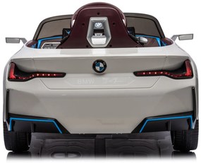 Detské elektrické autíčko s diaľkovým ovládaním BestBerg BBCC-20W - BMW i4 / od 3 rokov / nosnosť 30 kg / biela