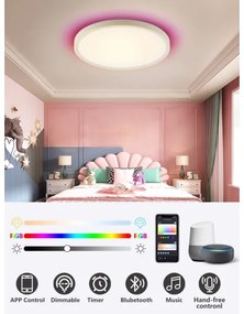 Immax NEO 07169-W60 - LED RGB Stmievateľné svietidlo TUDO 65W/230V Wi-Fi Tuya + DO