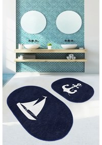 Modré kúpeľňové predložky v súprave 2 ks 60x100 cm – Mila Home