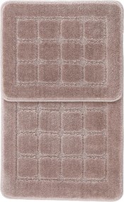 Hnedé kúpeľňové predložky v súprave 2 ks 50x80 cm Kareli – Foutastic