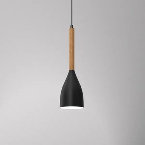 Luster na lanku MUZA NEW 1xE27/60W/230V čierna